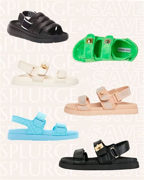 chanel chunky sandals dupe|chanel quilted dad sandals.